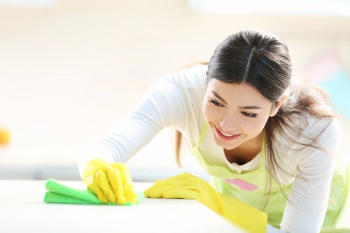 Careful rug cleaning process for delicate rugs in Church End